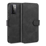 Samsung Galaxy A72 Case DG MING Protective Wallet - Black