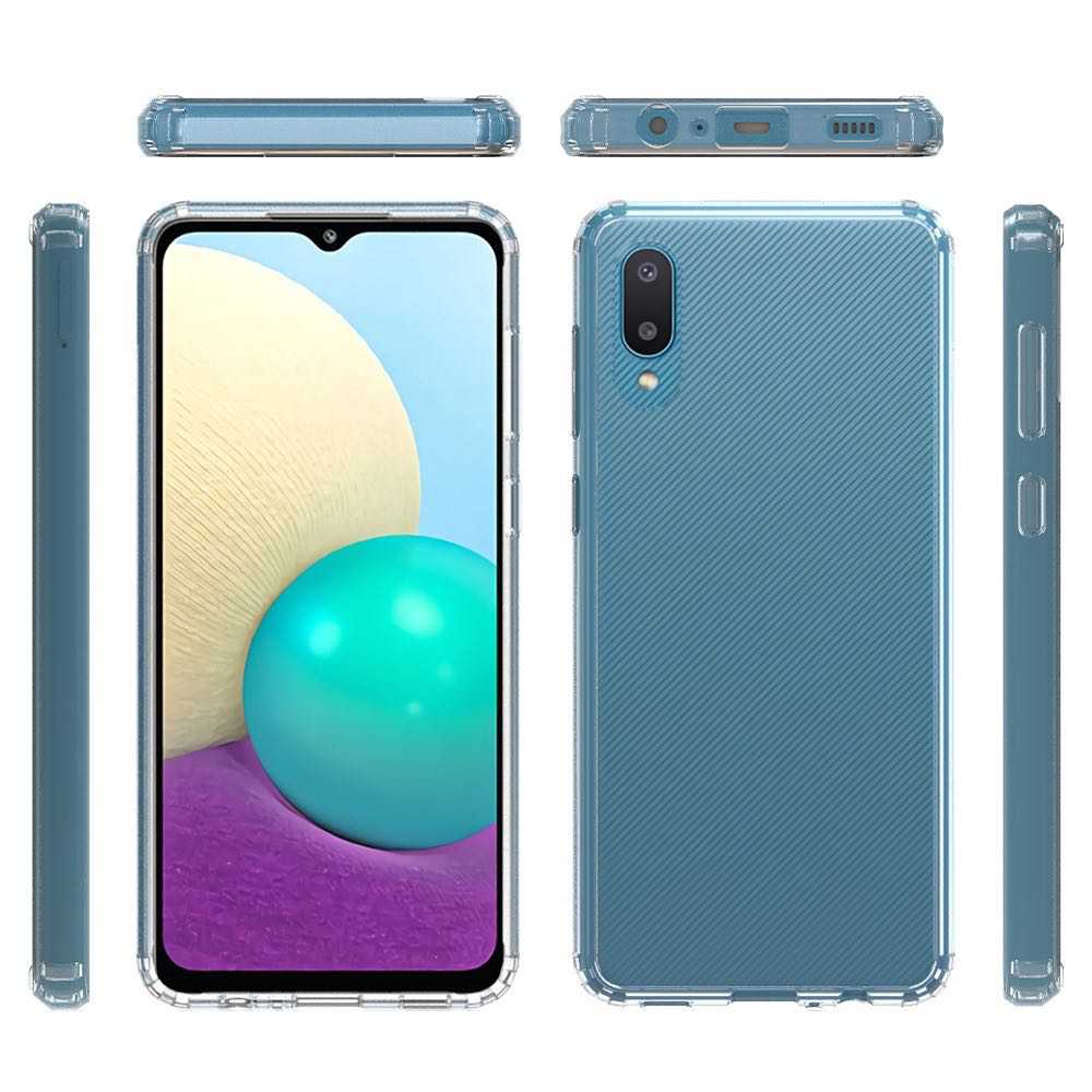 Samsung Galaxy A02s Case Shockproof Protective - Transparent