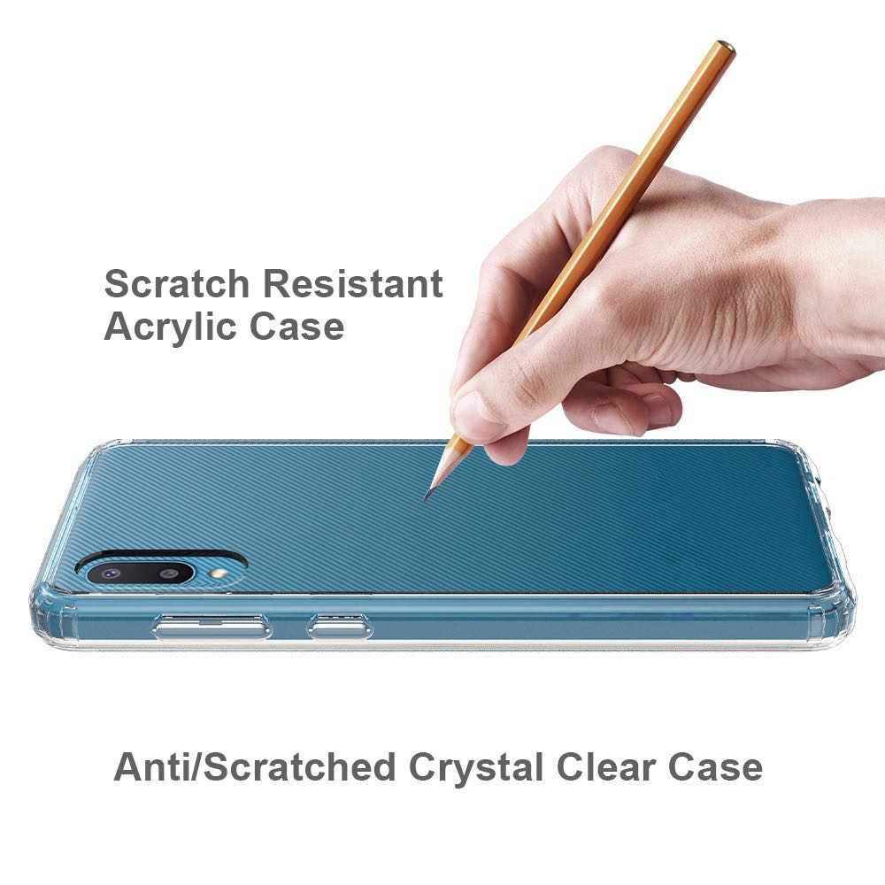 Samsung Galaxy A02s Case Shockproof Protective - Transparent