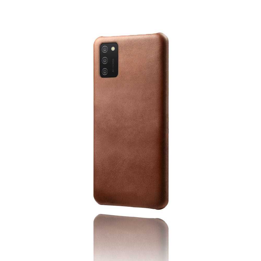 Samsung Galaxy A02s Case Made With PU Leather and PC - Brown