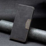 Samsung Galaxy A03s Case PU Leather Magnetic Flip - Black