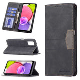 Samsung Galaxy A03s Case PU Leather Magnetic Flip - Black