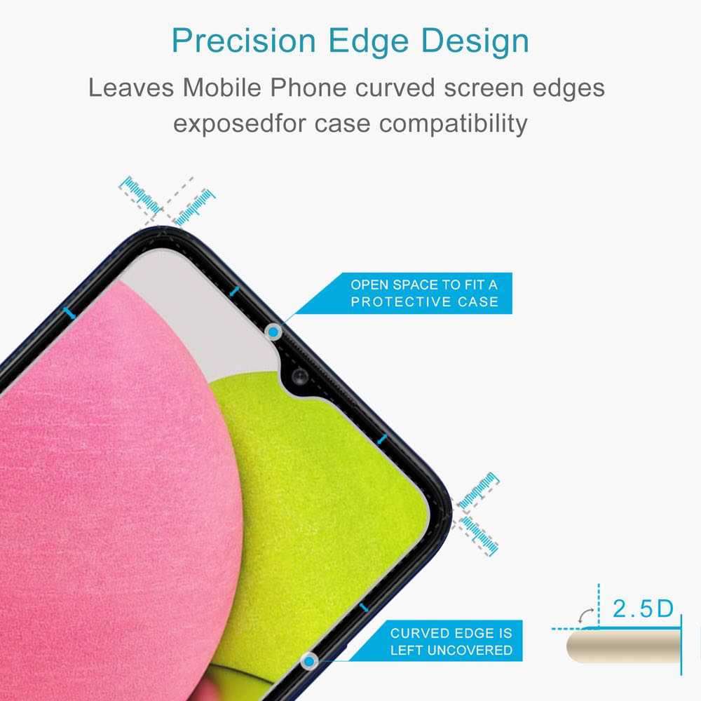 Samsung A03s Glass Screen Protector With Comfortable Touch