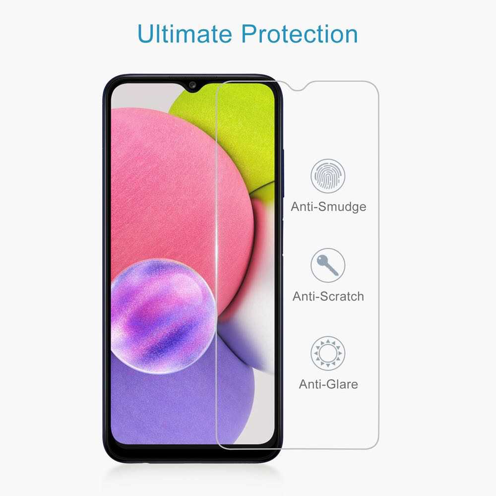 Samsung A03s Glass Screen Protector With Comfortable Touch