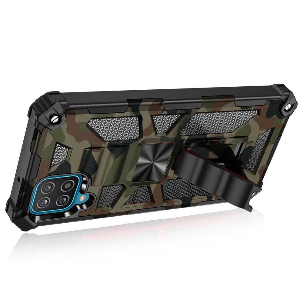 Samsung Galaxy A22 4G Case Made With TPU and PC - Army Green