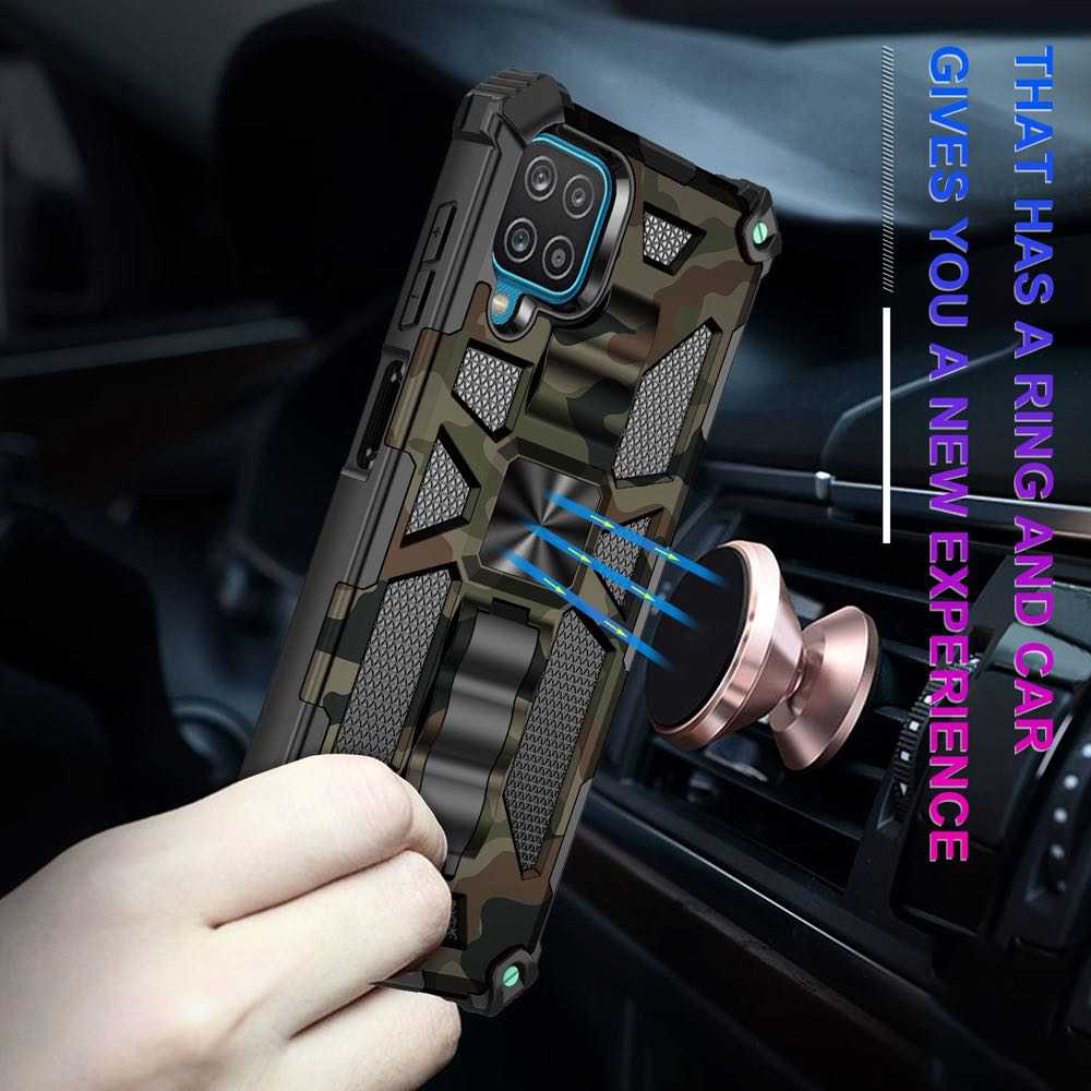 Samsung Galaxy A22 4G Case Made With TPU and PC - Army Green