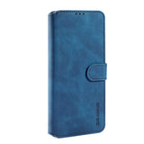 Samsung Galaxy A22 4G Case DG.MING Secure Flip Wallet - Blue
