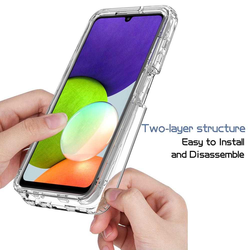 Samsung Galaxy A22 4G Case Protective Shockproof - Transparent