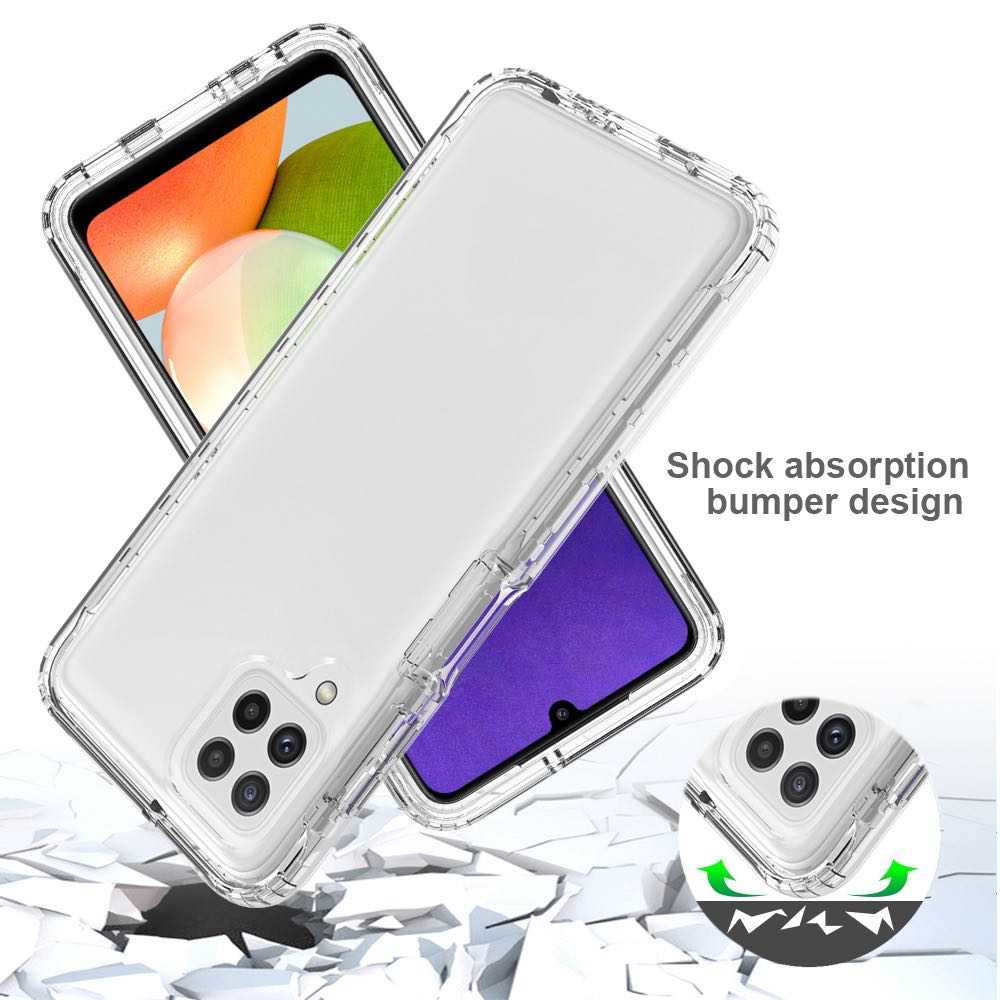 Samsung Galaxy A22 4G Case Protective Shockproof - Transparent