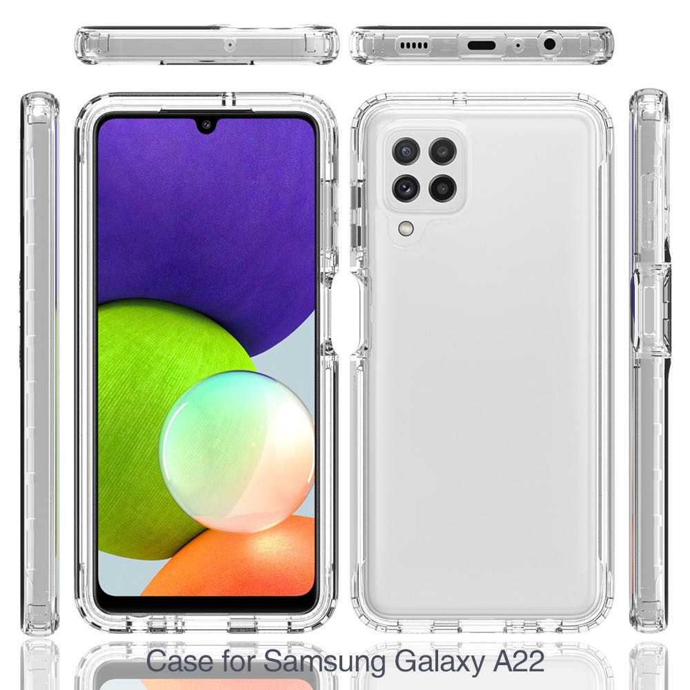 Samsung Galaxy A22 4G Case Protective Shockproof - Transparent