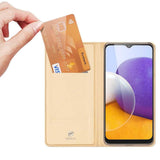 DUX DUCIS Skin Pro Best Quality Samsung A22 4G Case - Gold