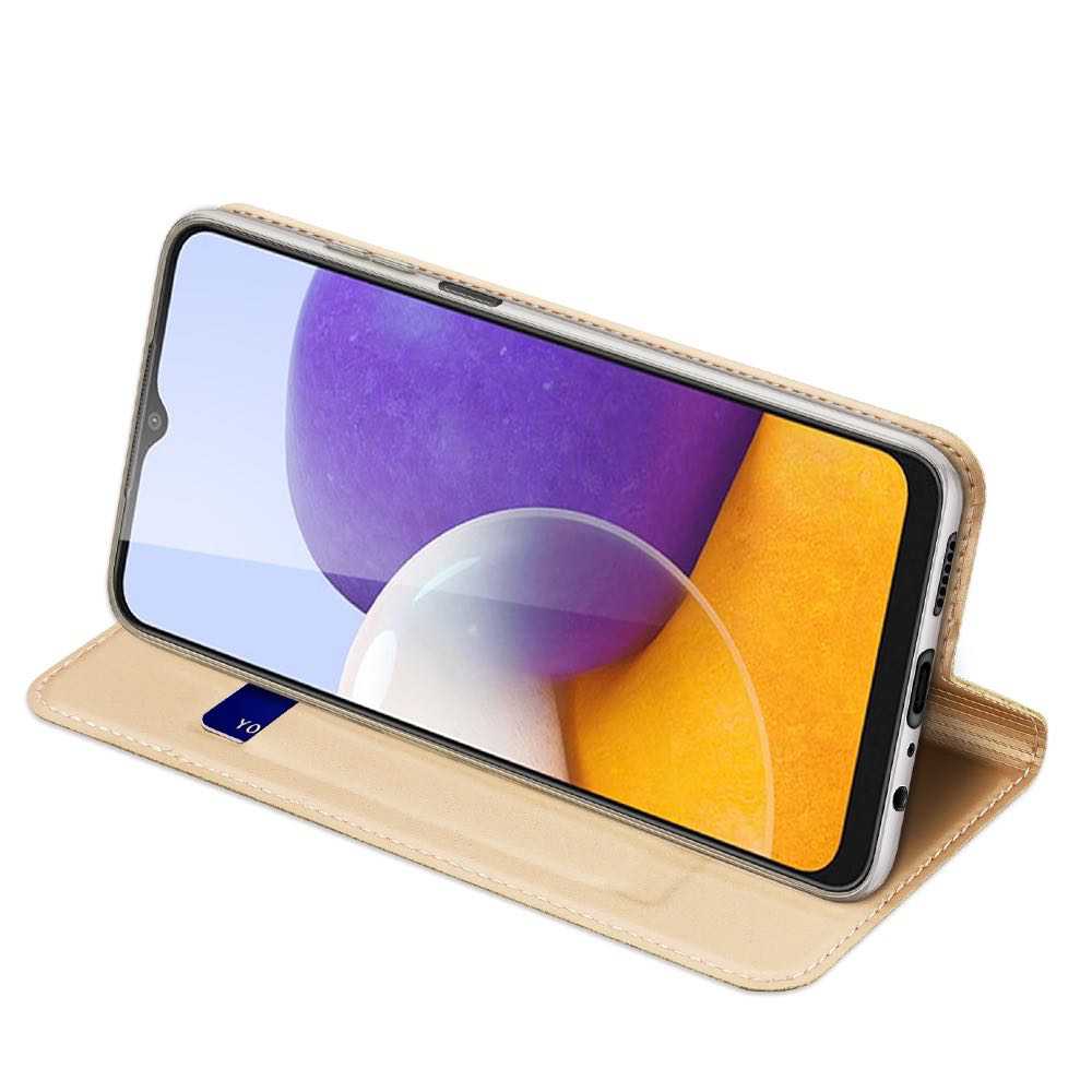 DUX DUCIS Skin Pro Best Quality Samsung A22 4G Case - Gold