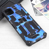 Samsung Galaxy A22 5G Case Armor Shockproof Magnetic - Camouflage Blue
