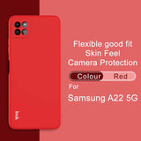 Samsung Galaxy A22 5G Case IMAK Shockproof TPU - Red