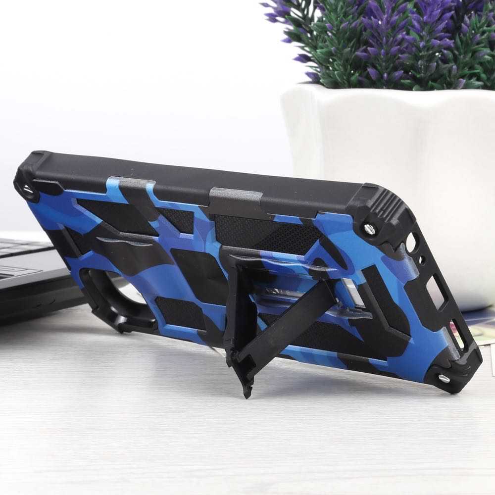 Samsung Galaxy A22 5G Case Armor Shockproof - Camouflage Blue