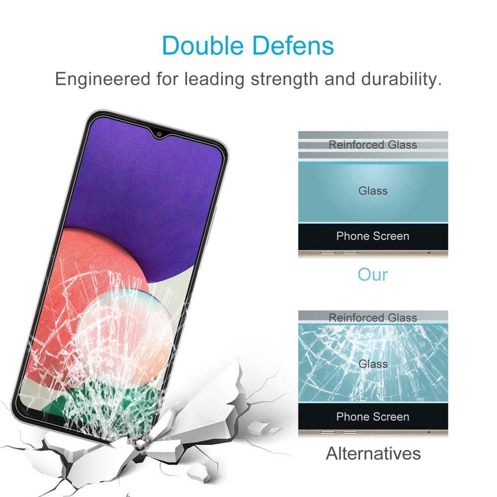 Samsung Galaxy A22 5G Screen Protector - Case friendly