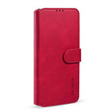 Samsung Galaxy A22 5G Case DG.MING Secure Flip Wallet - Red