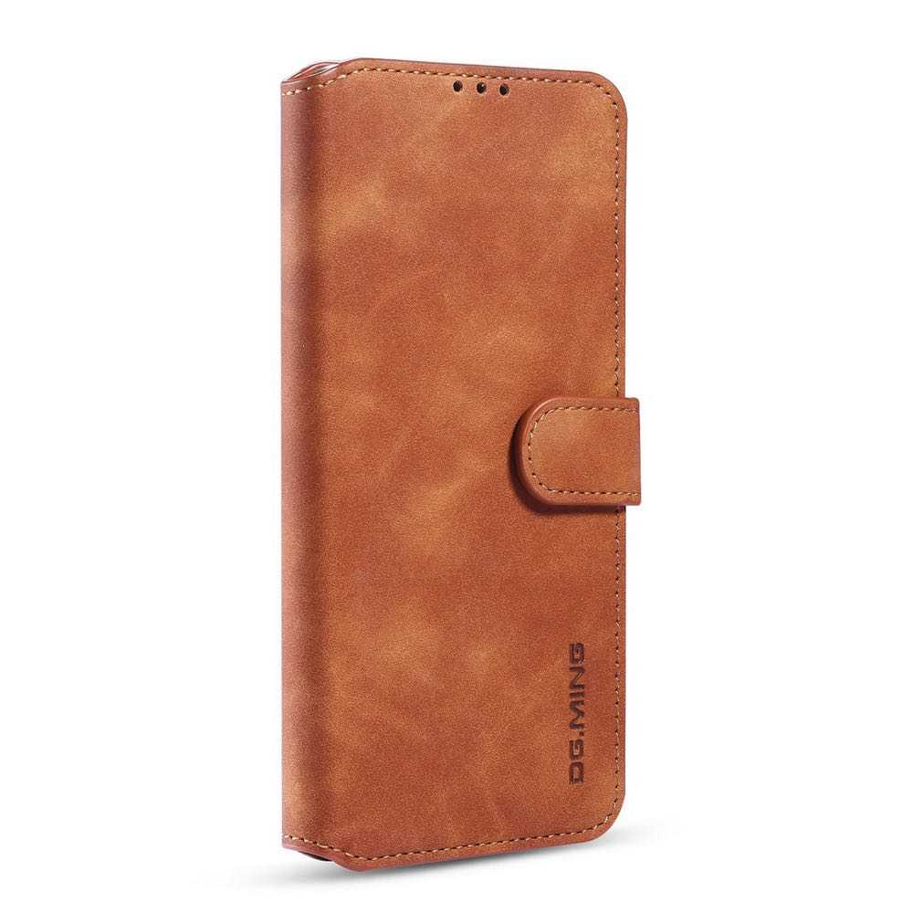 Samsung Galaxy A32 4G Case DG.MING Secure Flip Wallet - Brown