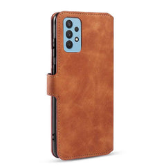 Samsung Galaxy A32 4G Case DG.MING Secure Flip Wallet - Brown