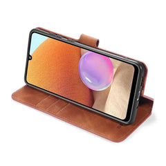 Samsung Galaxy A32 4G Case DG.MING Secure Flip Wallet - Brown