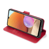 Samsung Galaxy A32 4G Case DG DG.MING Secure Flip Wallet - Red