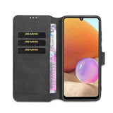 Samsung Galaxy A32 4G Case DG.MING Secure Flip Wallet - Black