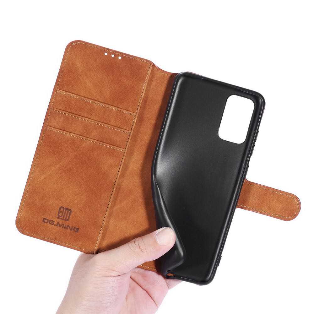Samsung Galaxy A32 4G Case DG.MING Secure Flip Wallet - Brown