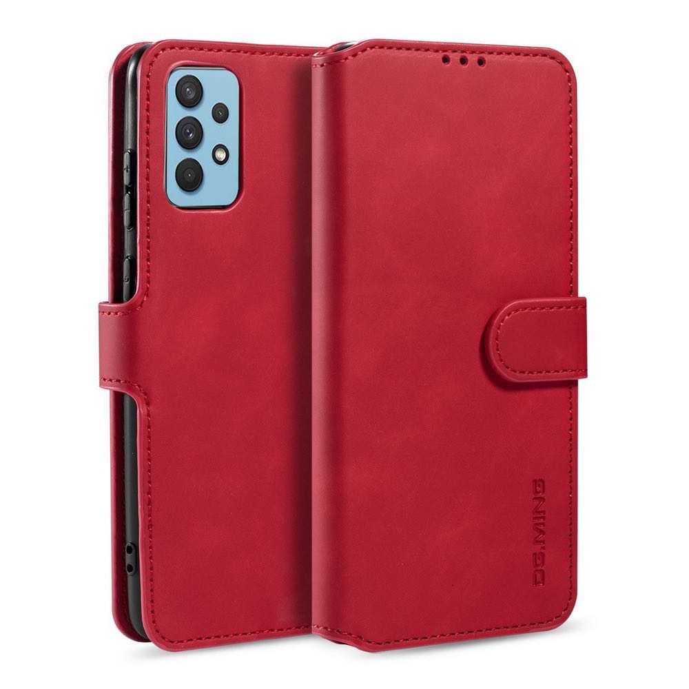 Samsung Galaxy A32 4G Case DG DG.MING Secure Flip Wallet - Red