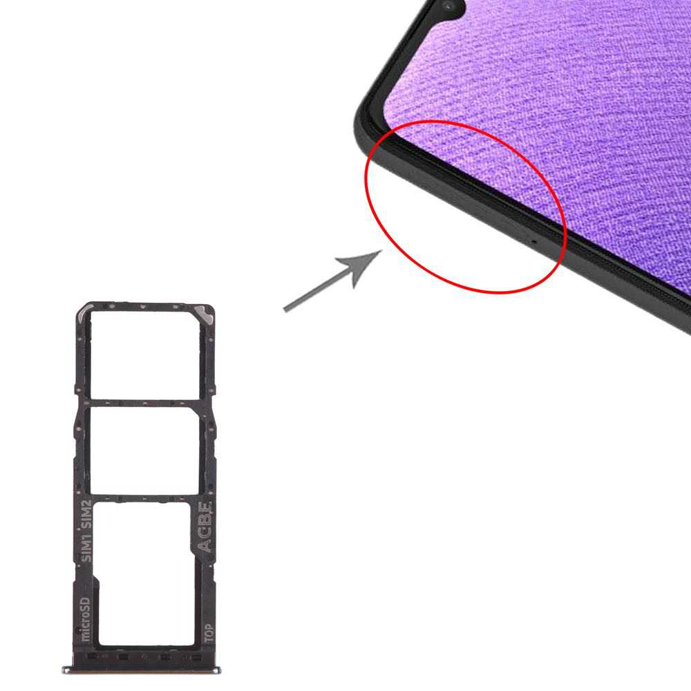 Samsung Galaxy A32 4G Sim Tray Slot Replacement Black