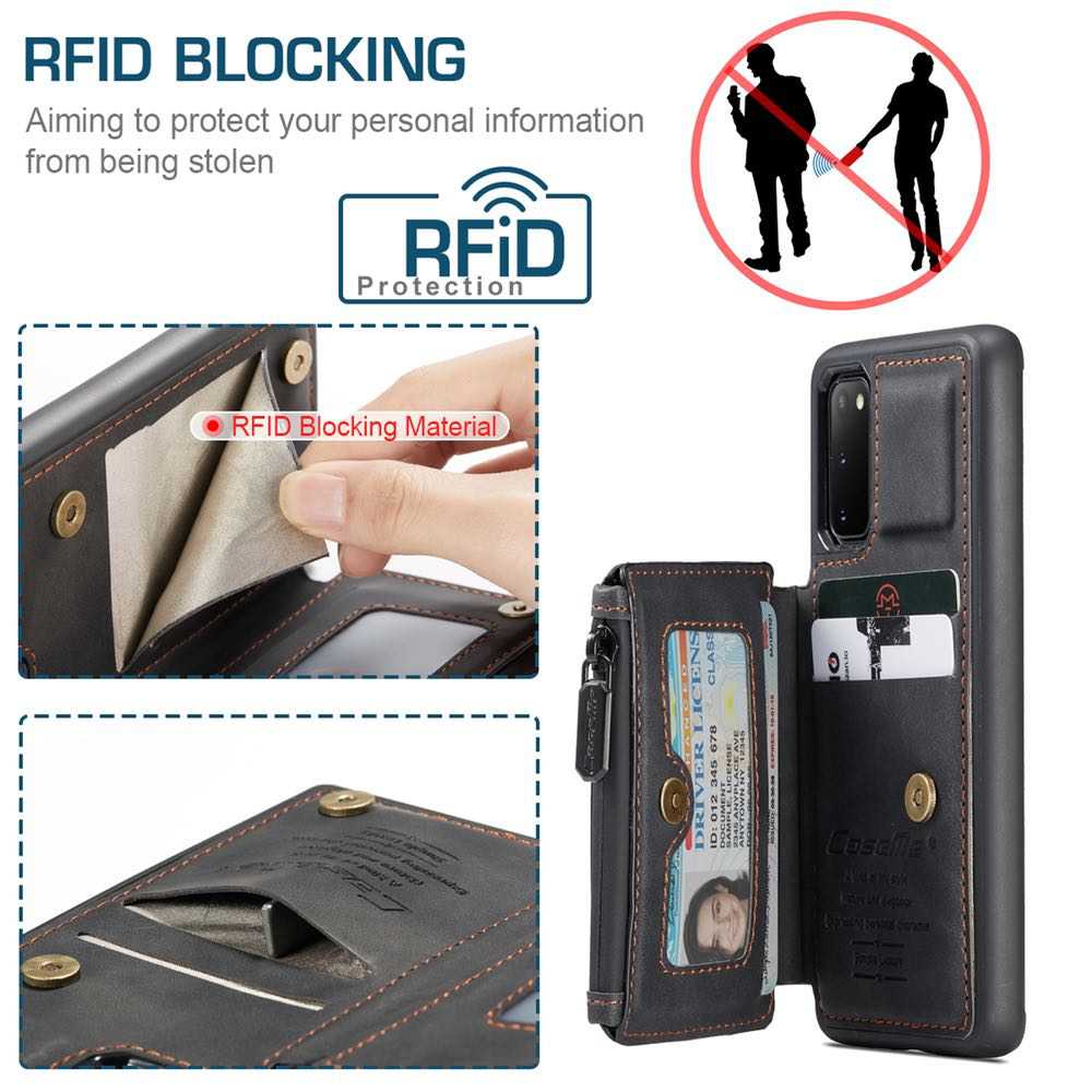 Samsung Galaxy S20 Case CaseMe C20 Multifunctional Secure - Black