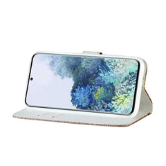Samsung Galaxy S21 Case With Glitter Powder - Gold