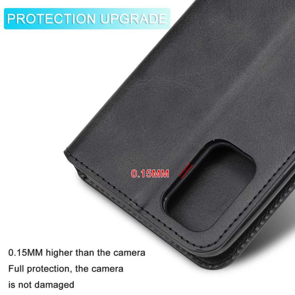 OPPO A52 / A72 / A92 Case Secure Flip Wallet - Black