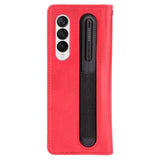 Samsung Galaxy Z Fold 3 5G Case With Pen Slot - Red