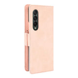 Samsung Galaxy Z Fold 3 5G Case Skin Feel Calf Pattern - Pink