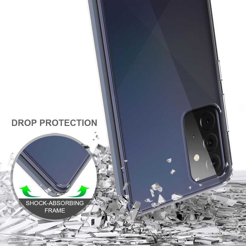 MERCURY Transparent Shockproof Hybrid Samsung Galaxy A72 Case