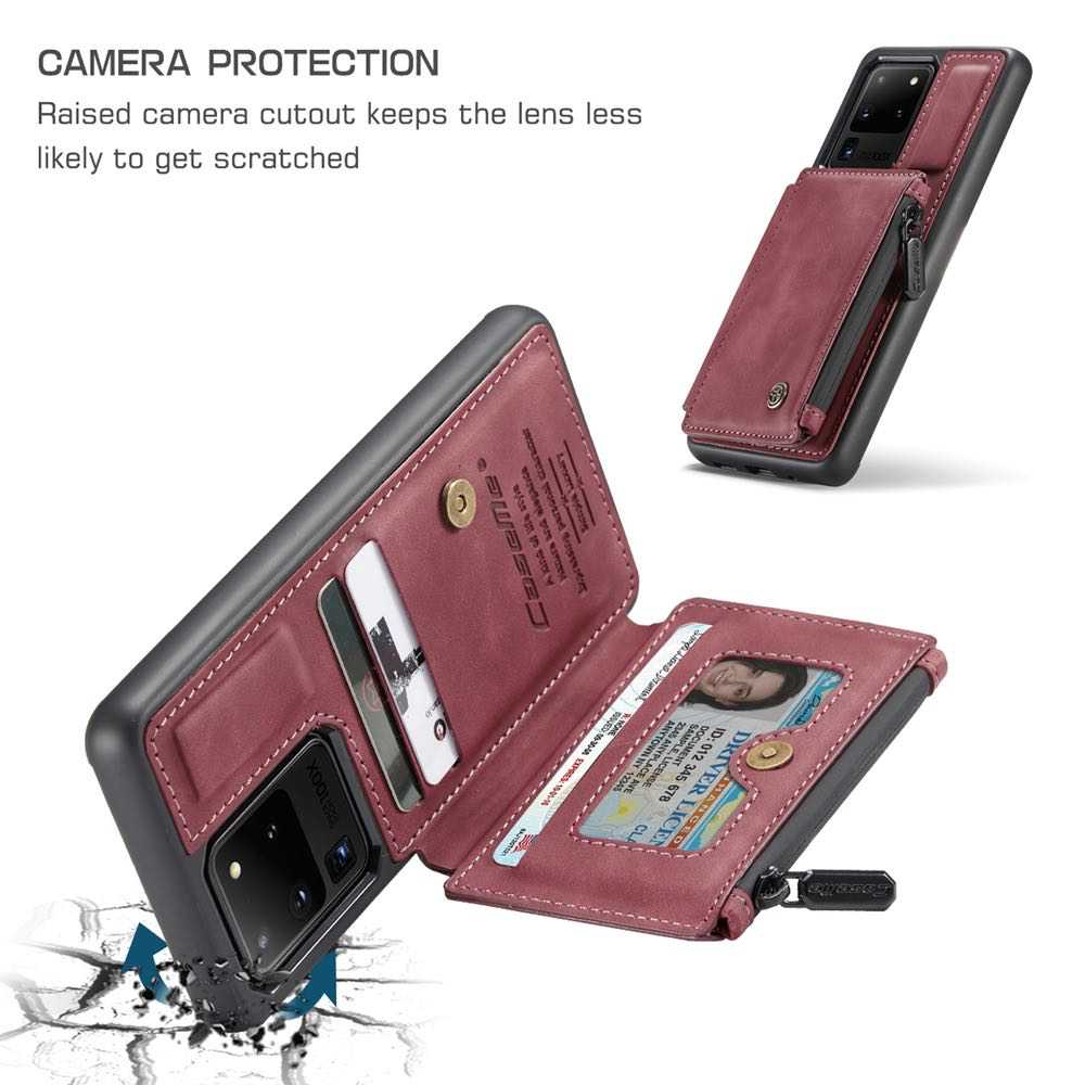 Samsung Galaxy S20 Ultra Case CaseMe C20 Multifunctional - Red