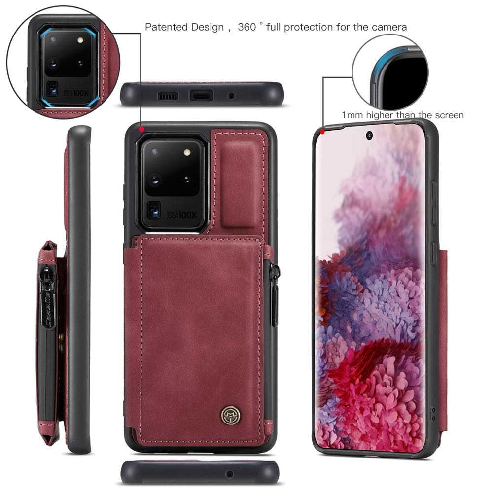 Samsung Galaxy S20 Ultra Case CaseMe C20 Multifunctional - Red
