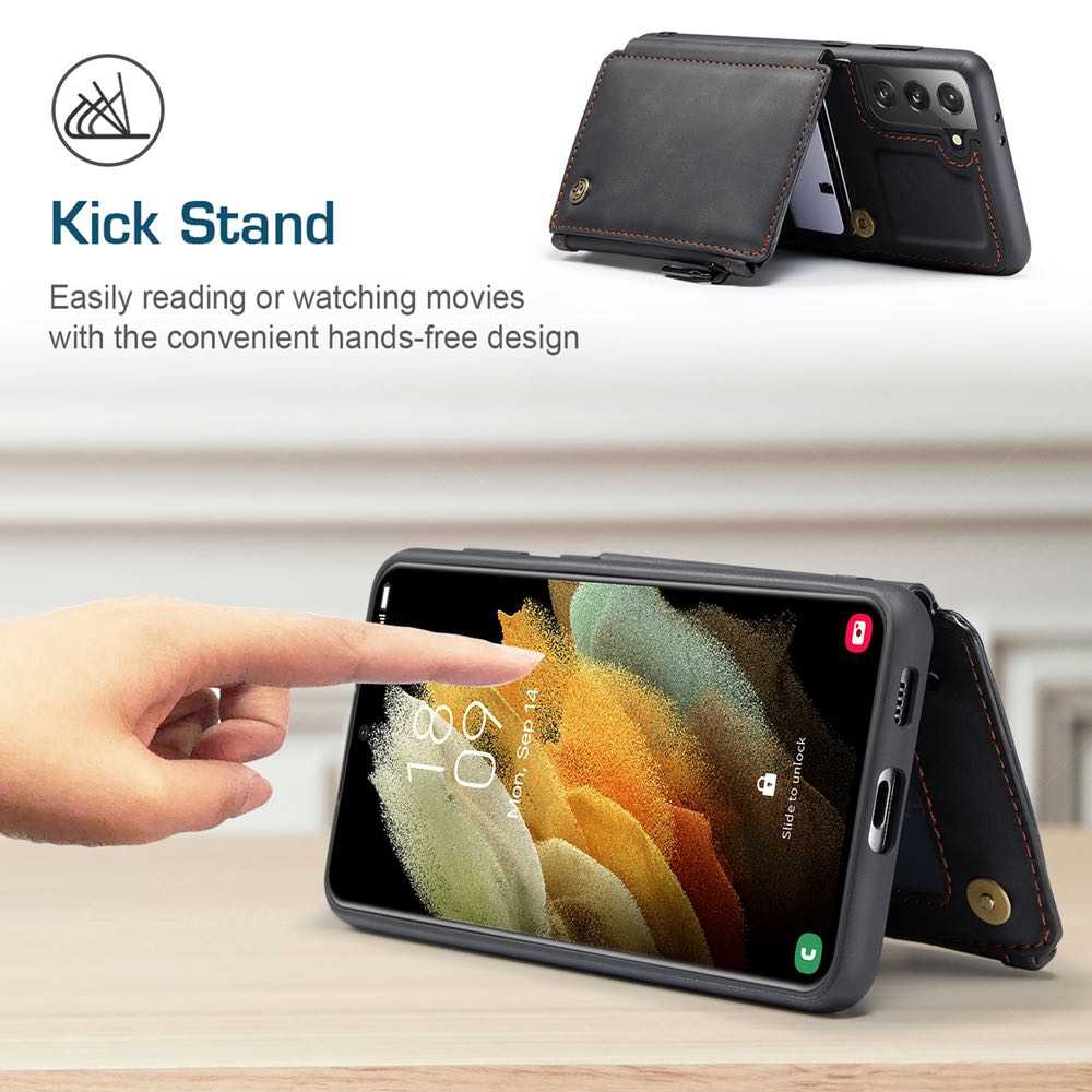 Samsung Galaxy S21 Case CaseMe C20 Multifunctional - Black