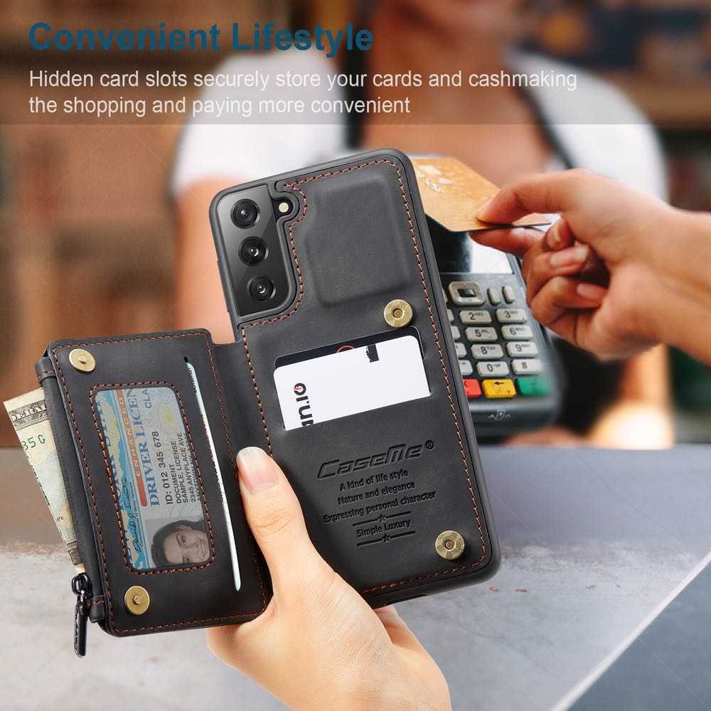 Samsung Galaxy S21 Case CaseMe C20 Multifunctional - Black