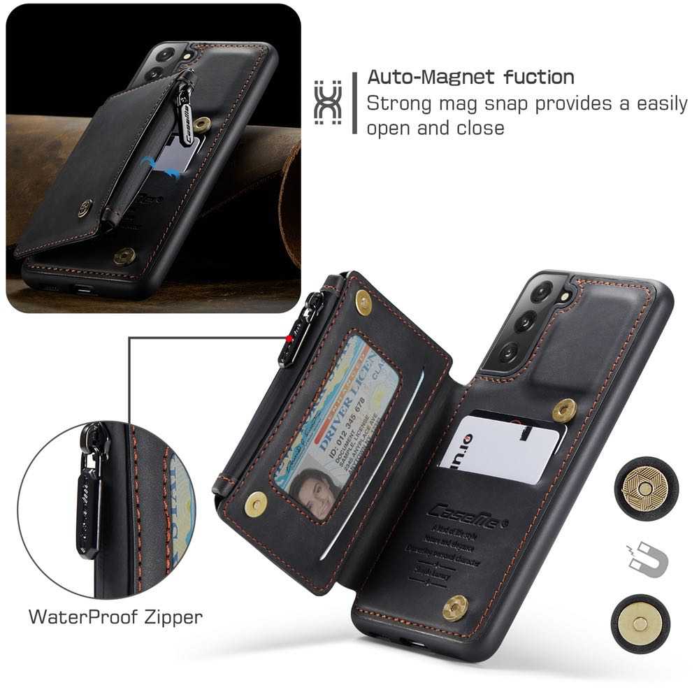 Samsung Galaxy S21 Case CaseMe C20 Multifunctional - Black
