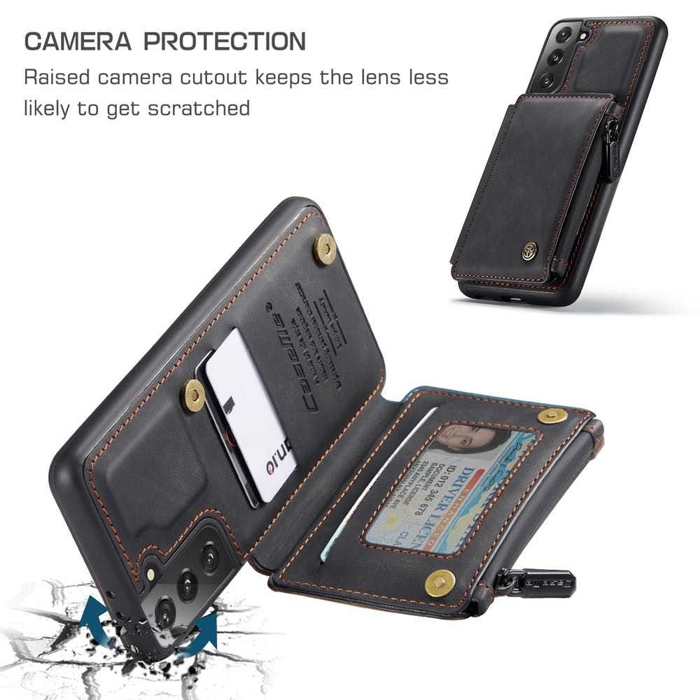 Samsung Galaxy S21 Case CaseMe C20 Multifunctional - Black