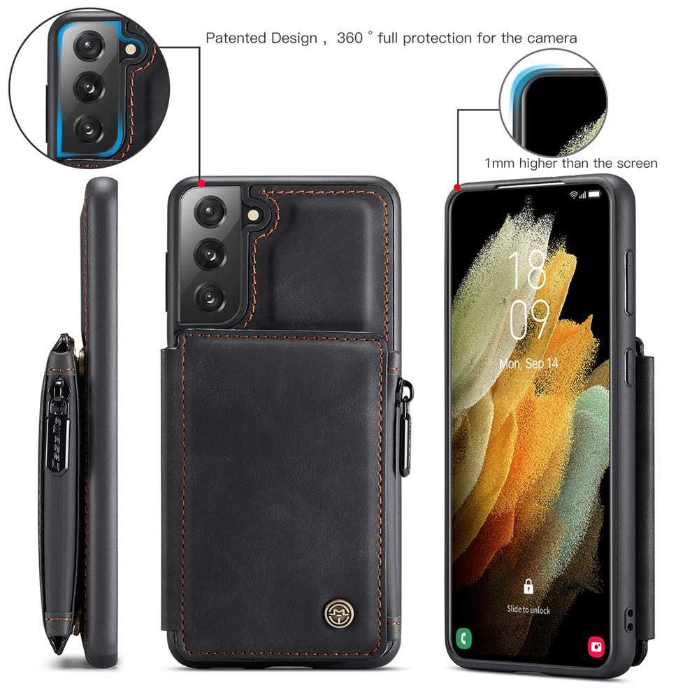 Samsung Galaxy S21 Case CaseMe C20 Multifunctional - Black