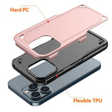 Shockproof Rugged Protective iPhone 13 Mini Back Case - Silver