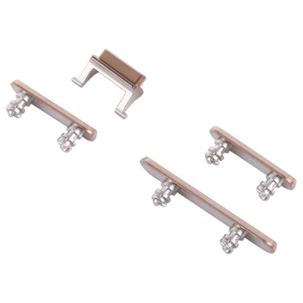 iPhone XS / XS Max Side Keys Replacement - Gold