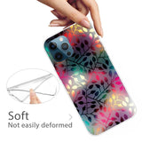 Leaf Pattern Design Soft TPU iPhone 12/iPhone 12 Pro Case