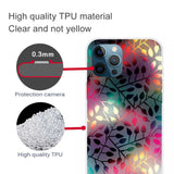 Leaf Pattern Design Soft TPU iPhone 12/iPhone 12 Pro Case