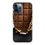 iPhone 12 / iPhone 12 Pro Case Made With TPU - Square Chocolate Pattern