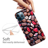 Chocolate Pattern Design Soft TPU iPhone 12/iPhone 12 Pro Case