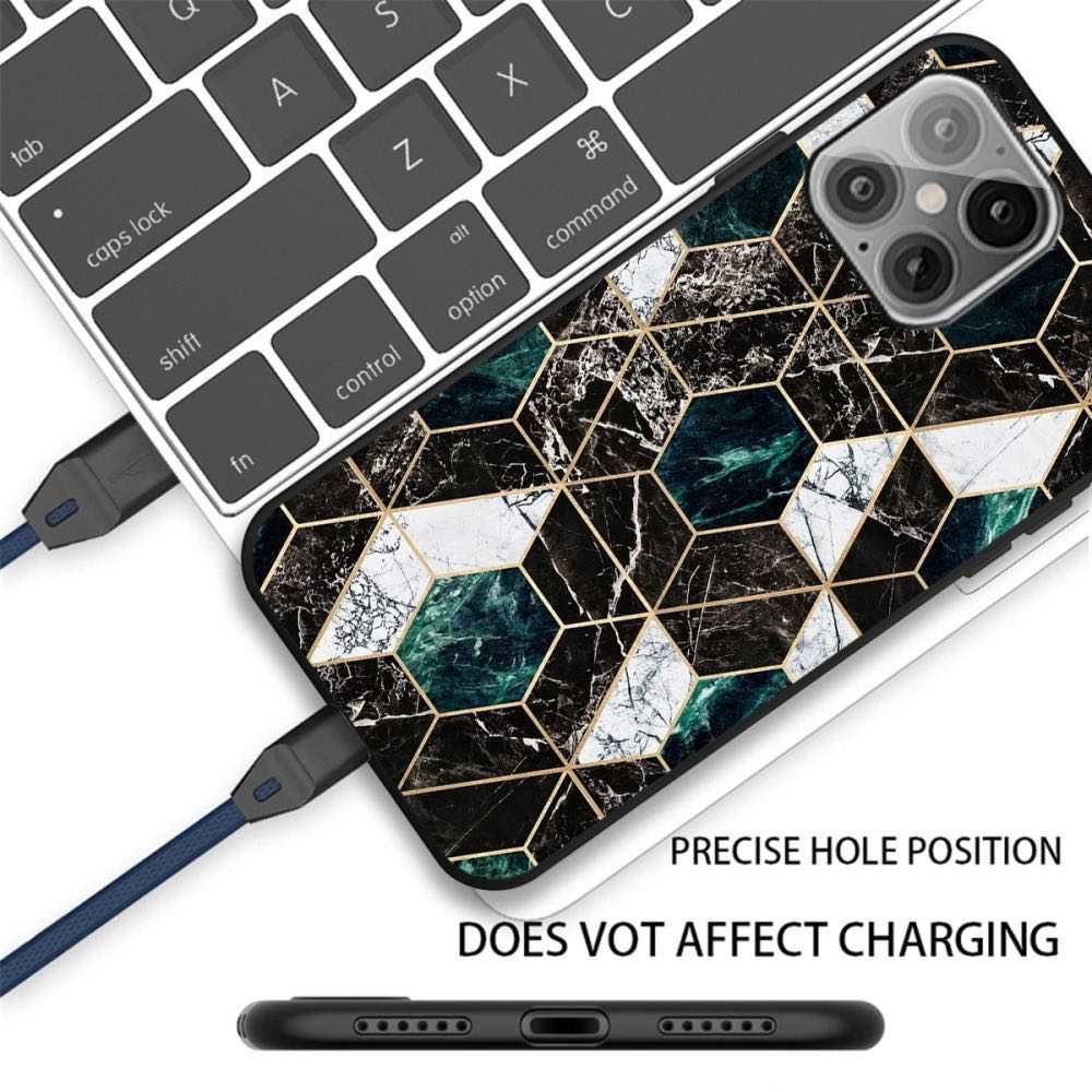 iPhone 12 / iPhone 12 Pro Case With TPU - Marble Skin Pattern