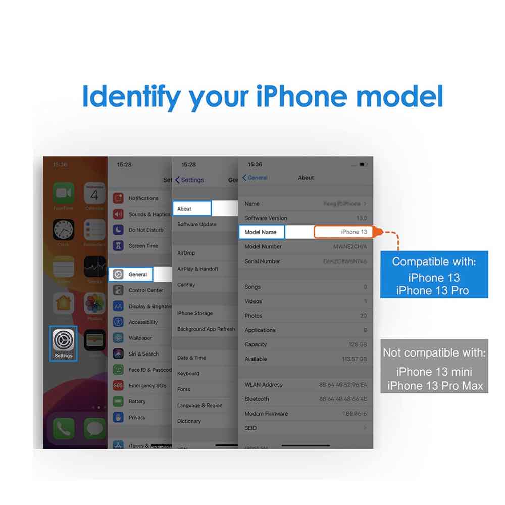 iPhone 13 / 13 Pro Screen Protector Full-Screen Tempered Glass